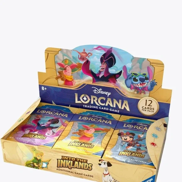 Disney Lorcana Yellow and Purple Trading Cards